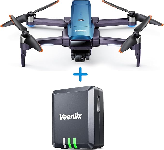 Drones with Camera for Adults 4K, 70Min Long Flight Time, Gimbal & EIS 4K/30FPS Professional Drone, 3KM Long Range, GPS Auto Return, Easy App-Controlled, Integrated FAA Remote ID