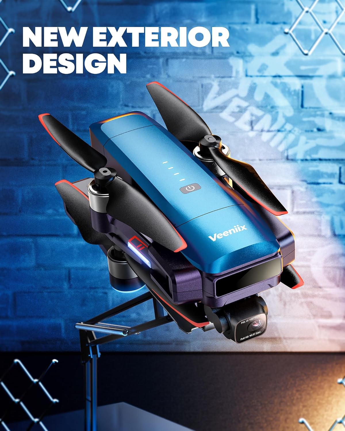 Drones with Camera for Adults 4K, 70Min Long Flight Time, Gimbal & EIS 4K/30FPS Professional Drone, 3KM Long Range, GPS Auto Return, Easy App-Controlled, Integrated FAA Remote ID