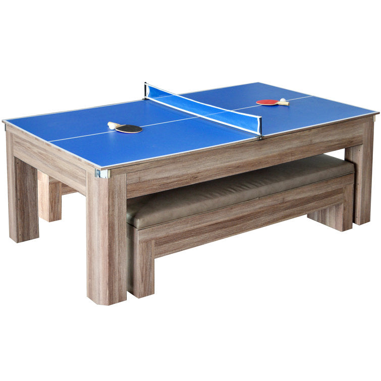 Newport 7-ft Pool Table Combo Set with Benches