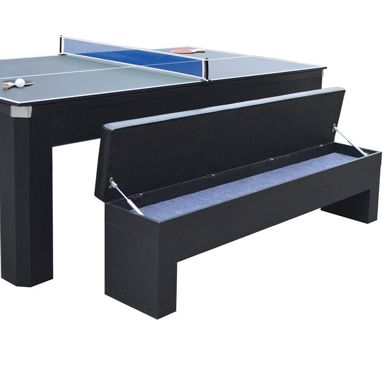 Newport 7-ft Pool Table Combo Set with Benches