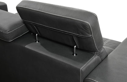 104'' Microfiber L Shaped Sectional Sleeper Sofa Couch with Pull Out Bed and Storage Ottoman, Convertible Couches with Adjustable Headrest for Living Room, Right Facing Chaise. Beige