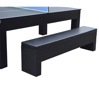 Newport 7-ft Pool Table Combo Set with Benches