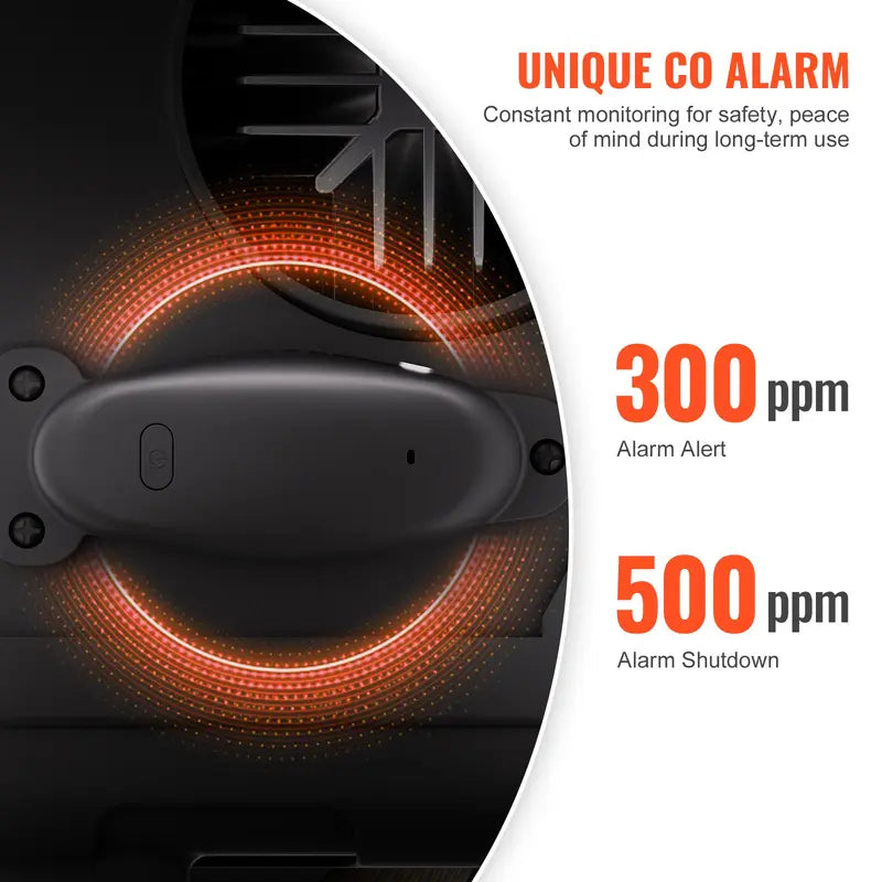 VEVOR 8KW Toolbox Diesel Heater, Upgraded 110V Adapter & CO Alarm, 12-24V All in One Diesel Air Heater, with Bluetooth APP/Remote Control and Display Screen, Fast Heating Portable Diesel Heater for Vehicles and Outdoors