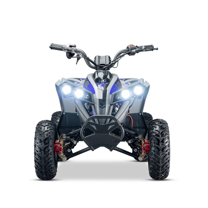 Pioneer 1200W Kids ATV 4 Wheeler with 14" Tires - Blue