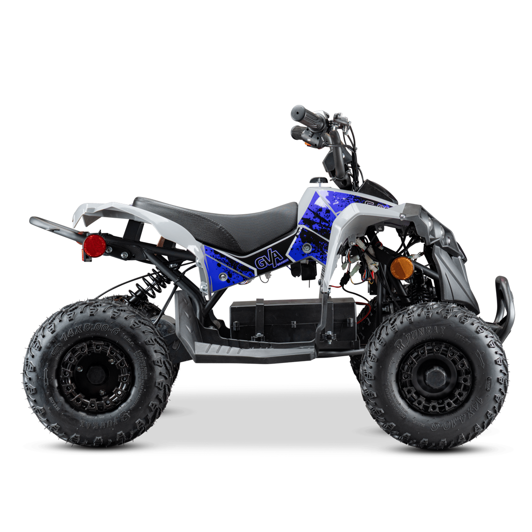Pioneer 1200W Kids ATV 4 Wheeler with 14" Tires - Blue
