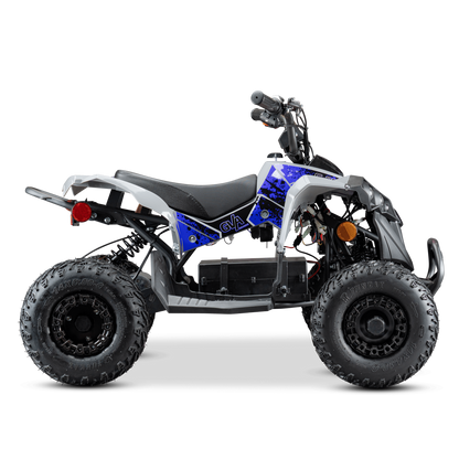 Pioneer 1200W Kids ATV 4 Wheeler with 14" Tires - Blue