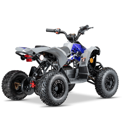 Pioneer 1200W Kids ATV 4 Wheeler with 14" Tires - Blue