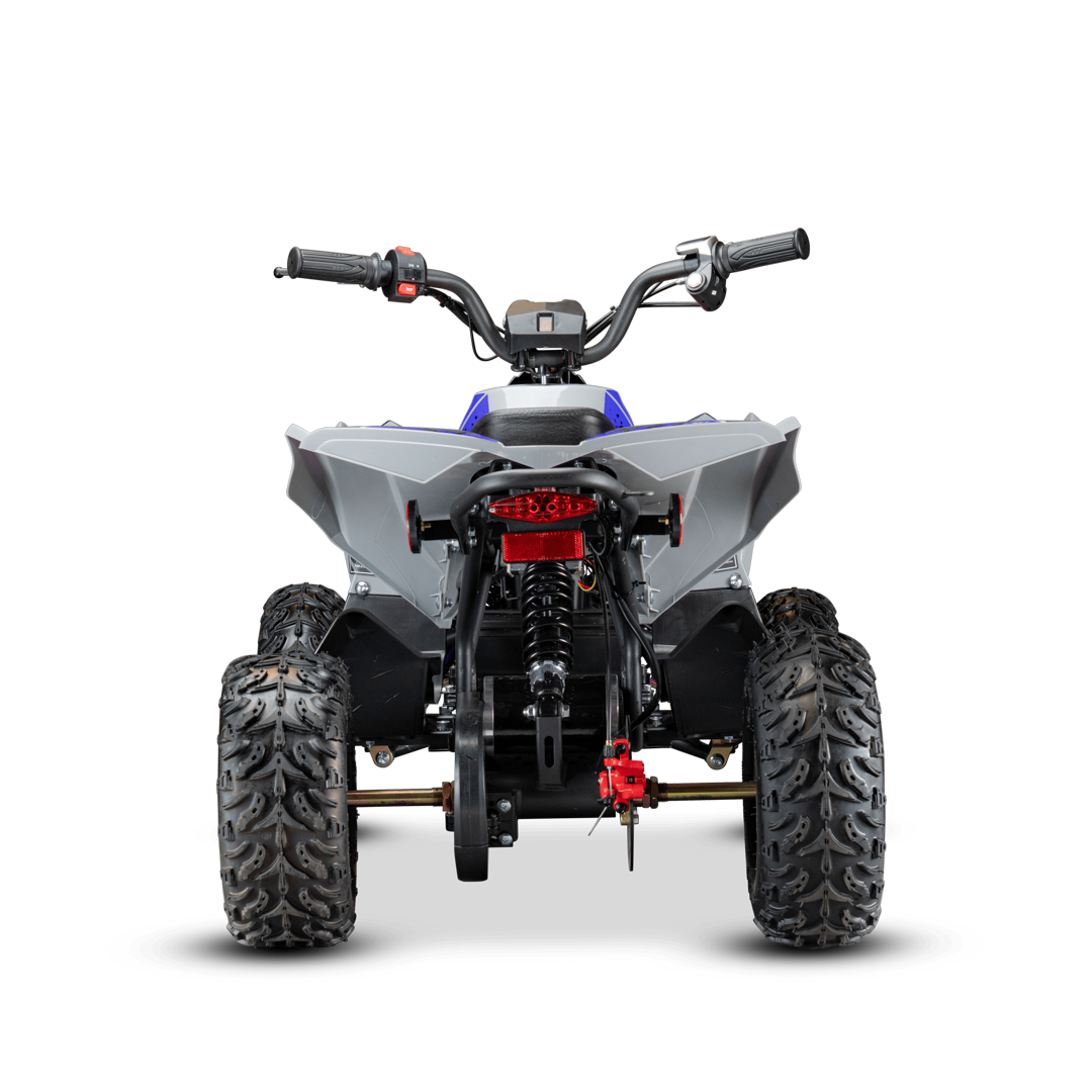 Pioneer 1200W Kids ATV 4 Wheeler with 14" Tires - Blue