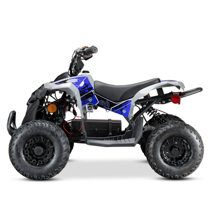 Pioneer 1200W Kids ATV 4 Wheeler with 14" Tires - Blue