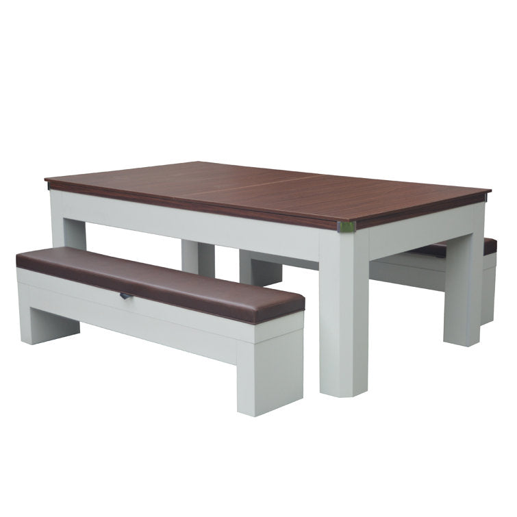 Newport 7-ft Pool Table Combo Set with Benches