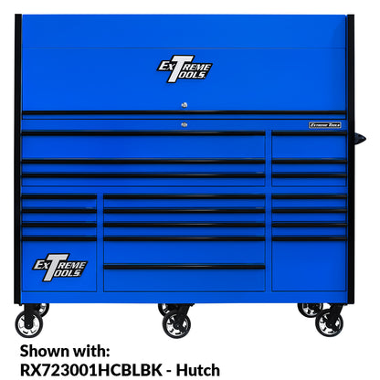 Extreme Tools 72″ x 30″, 19 Drawer Roller Cabinet with 250 lbs. drawer slides, RX 250 Series