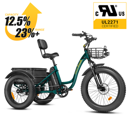 [750W] MF-30 Rear Drive Electric Trike Ver 2025