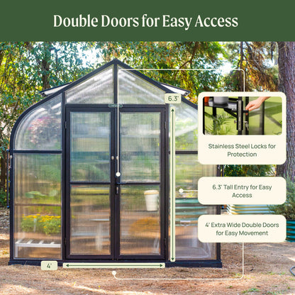 Vego Pacific Greenhouse - 8.5ft Wide