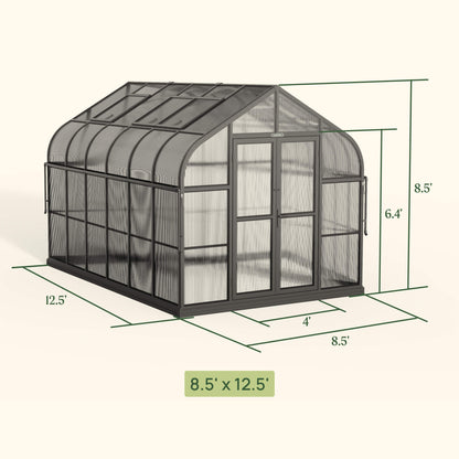 Vego Pacific Greenhouse - 8.5ft Wide