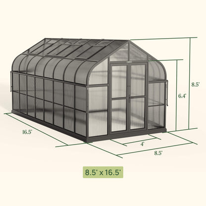 Vego Pacific Greenhouse - 8.5ft Wide