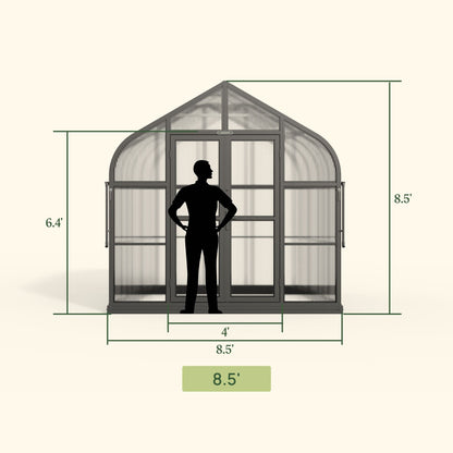 Vego Pacific Greenhouse - 8.5ft Wide