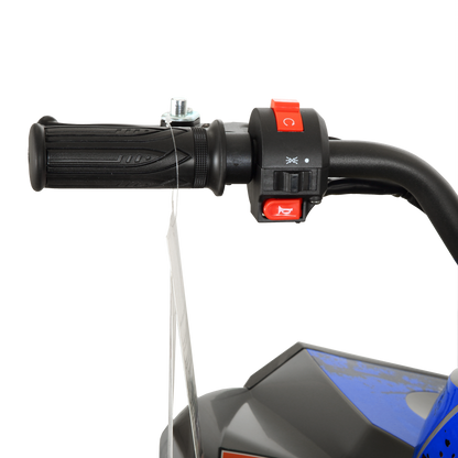 Pioneer 1200W Kids ATV 4 Wheeler with 14" Tires - Blue