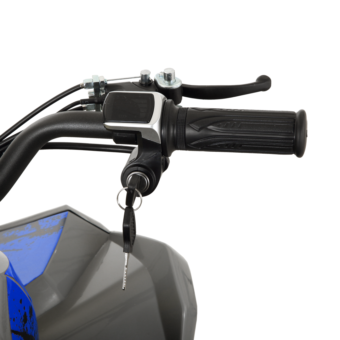 Pioneer 1200W Kids ATV 4 Wheeler with 14" Tires - Blue