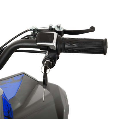 Pioneer 1200W Kids ATV 4 Wheeler with 14" Tires - Blue