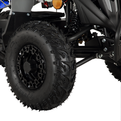 Pioneer 1200W Kids ATV 4 Wheeler with 14" Tires - Blue