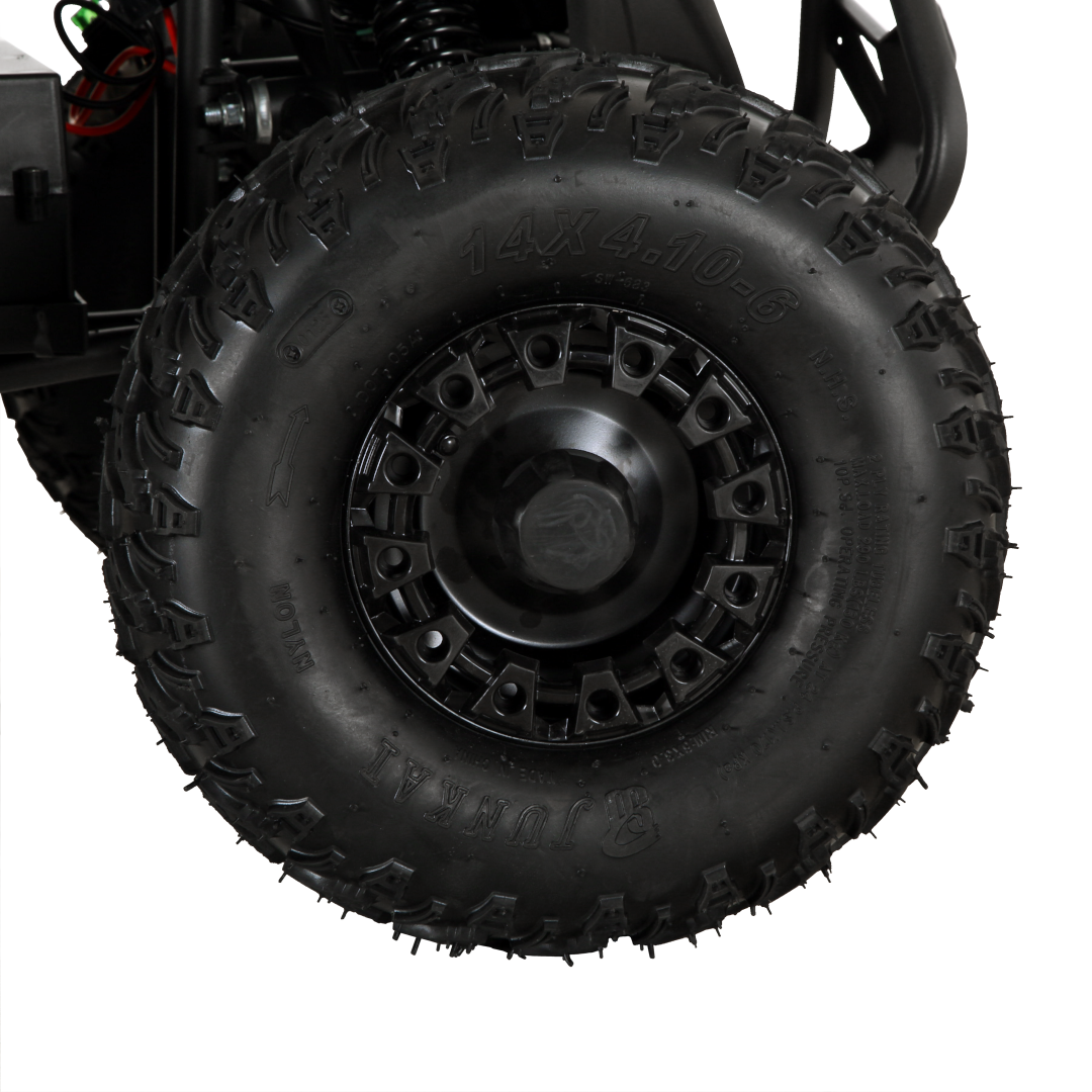 Pioneer 1200W Kids ATV 4 Wheeler with 14" Tires - Blue