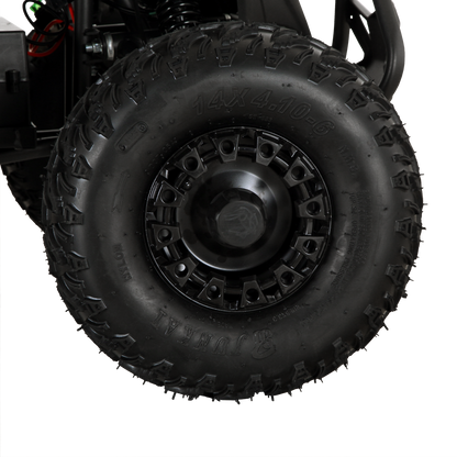 Pioneer 1200W Kids ATV 4 Wheeler with 14" Tires - Blue