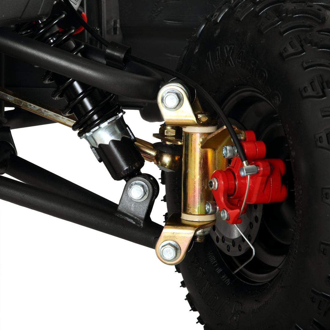 Pioneer 1200W Kids ATV 4 Wheeler with 14" Tires - Blue