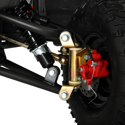 Pioneer 1200W Kids ATV 4 Wheeler with 14" Tires - Blue