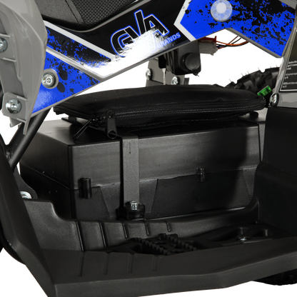 Pioneer 1200W Kids ATV 4 Wheeler with 14" Tires - Blue