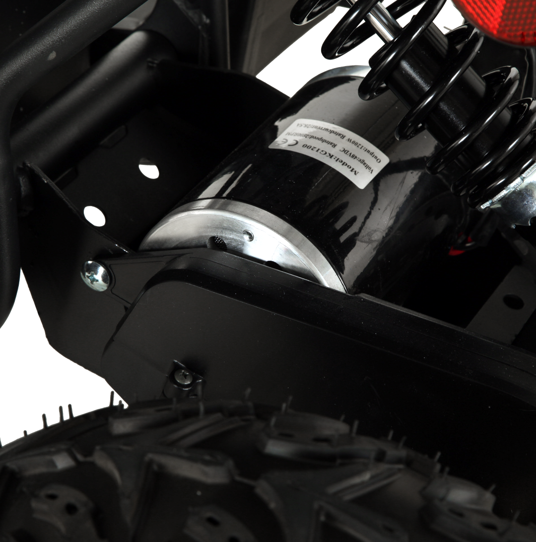 Pioneer 1200W Kids ATV 4 Wheeler with 14" Tires - Blue