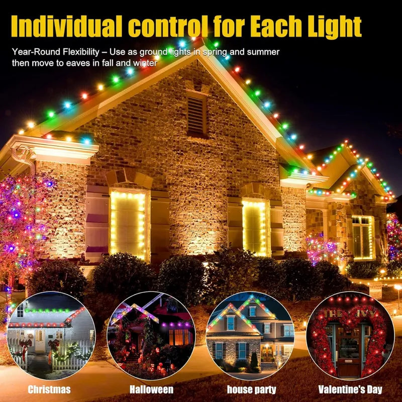 🔥 Hot Sale 49% OFF 🎁 Smart Rainbow LED Permanent Outdoor Light✨