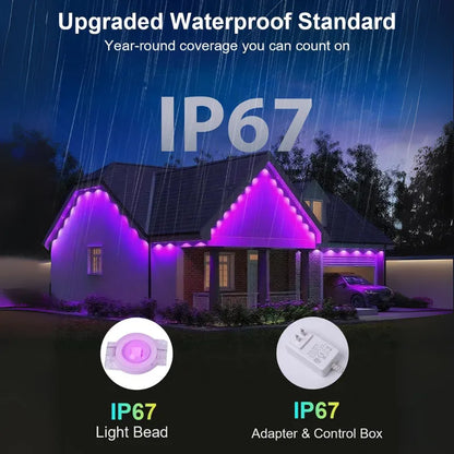 🔥 Hot Sale 49% OFF 🎁 Smart Rainbow LED Permanent Outdoor Light✨