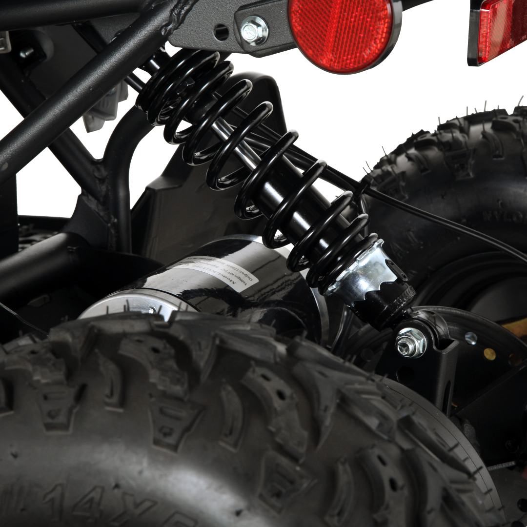 Pioneer 1200W Kids ATV 4 Wheeler with 14" Tires - Blue