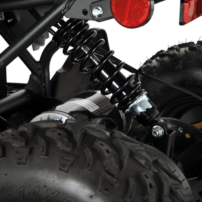 Pioneer 1200W Kids ATV 4 Wheeler with 14" Tires - Blue