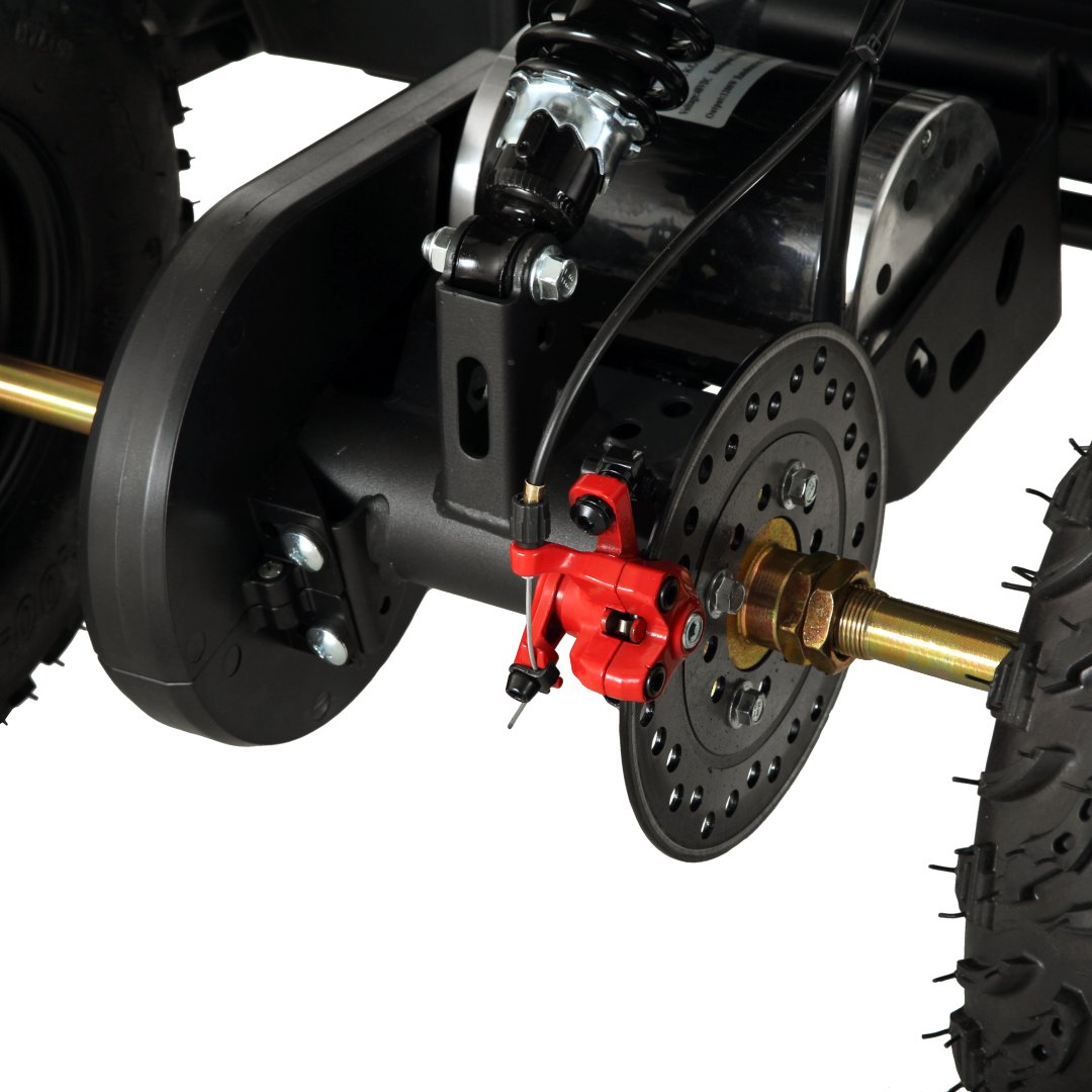 Pioneer 1200W Kids ATV 4 Wheeler with 14" Tires - Blue