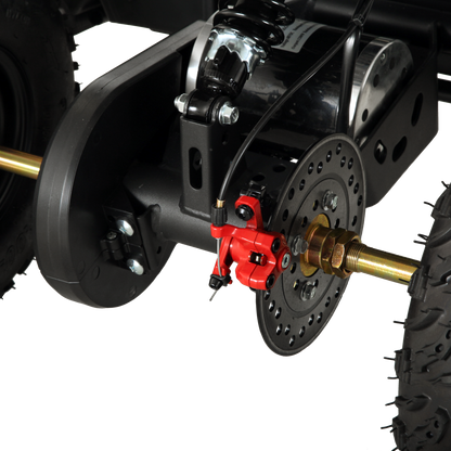 Pioneer 1200W Kids ATV 4 Wheeler with 14" Tires - Blue