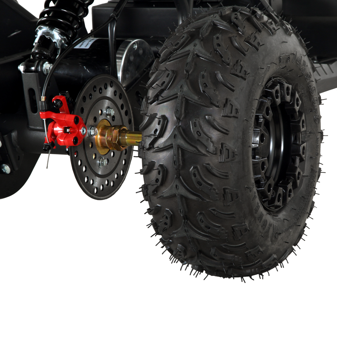 Pioneer 1200W Kids ATV 4 Wheeler with 14" Tires - Blue